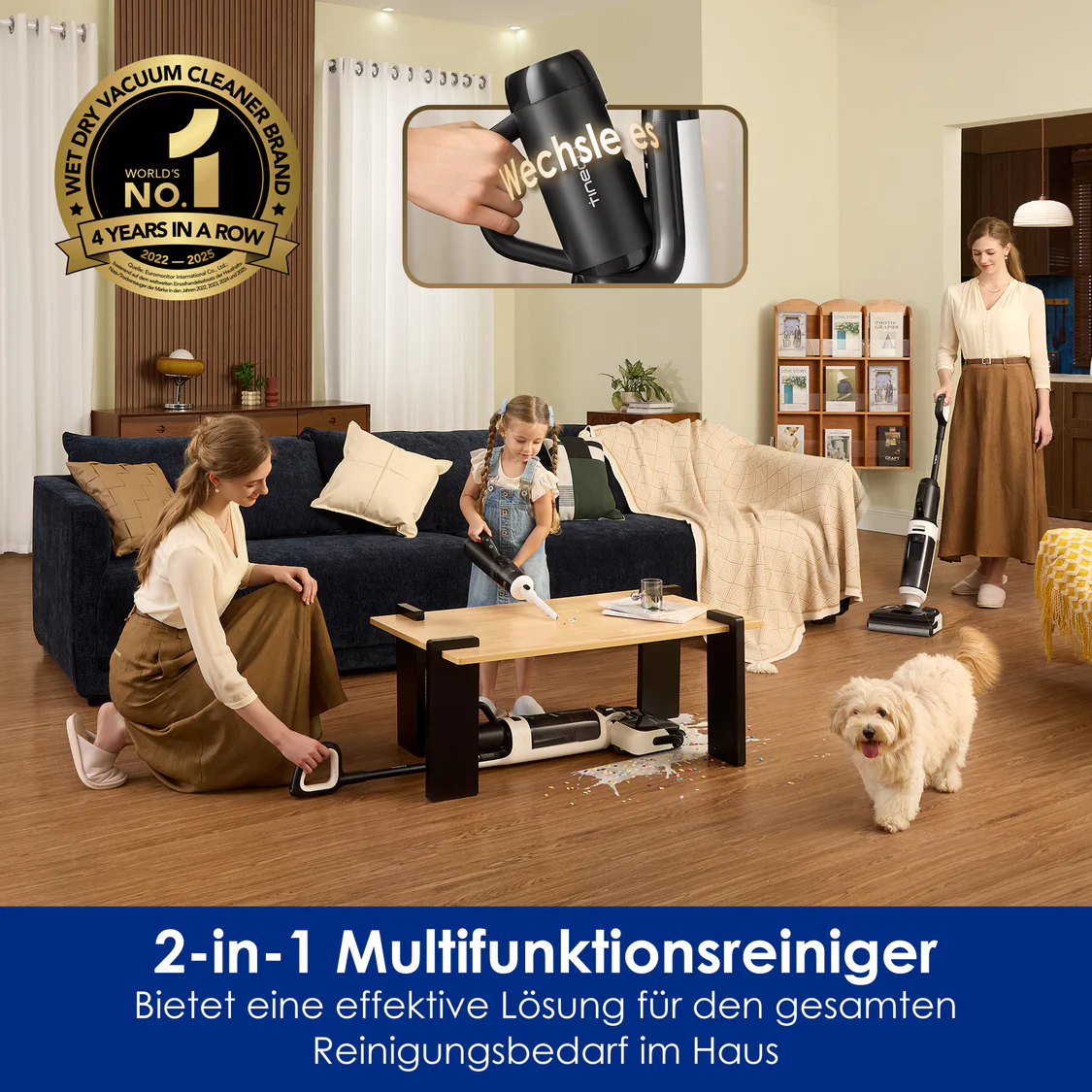 Tineco FLOOR ONE Switch S6 Stretch Breeze intelligenter Nass- und Trockensauger - Image 2